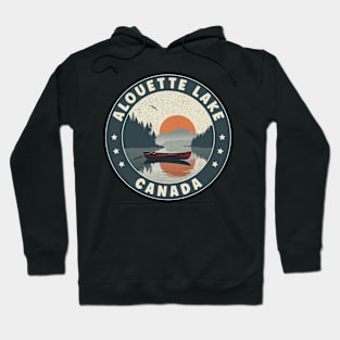 Alouette Lake Canada Sunset Hoodie